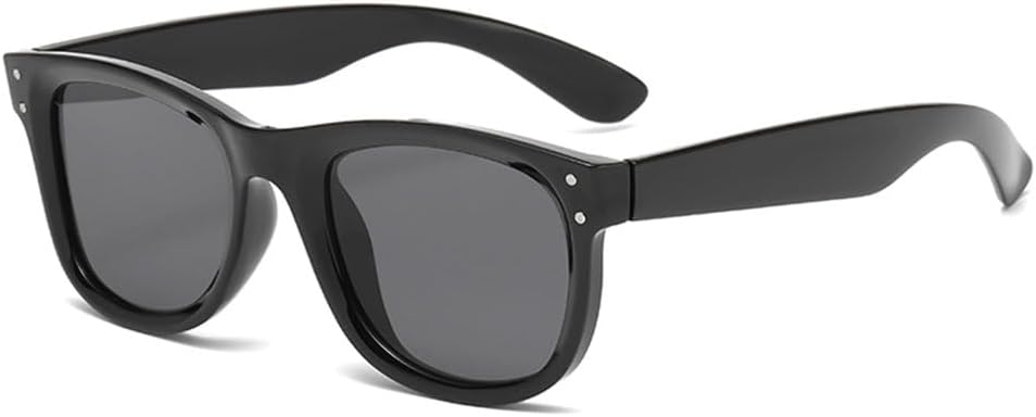 

Модные ретро-солнцезащитные очки для женщин, защита от УФ-излучения UV400, винтажные мужские солнцезащитные очки, широкие зеркальные дужки, женские очки TYUVIVO, Black