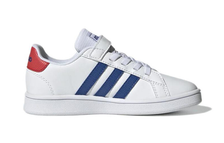 Кроссовки Adidas Grand Court Little Kid 'White Royal Blue' — фото 2