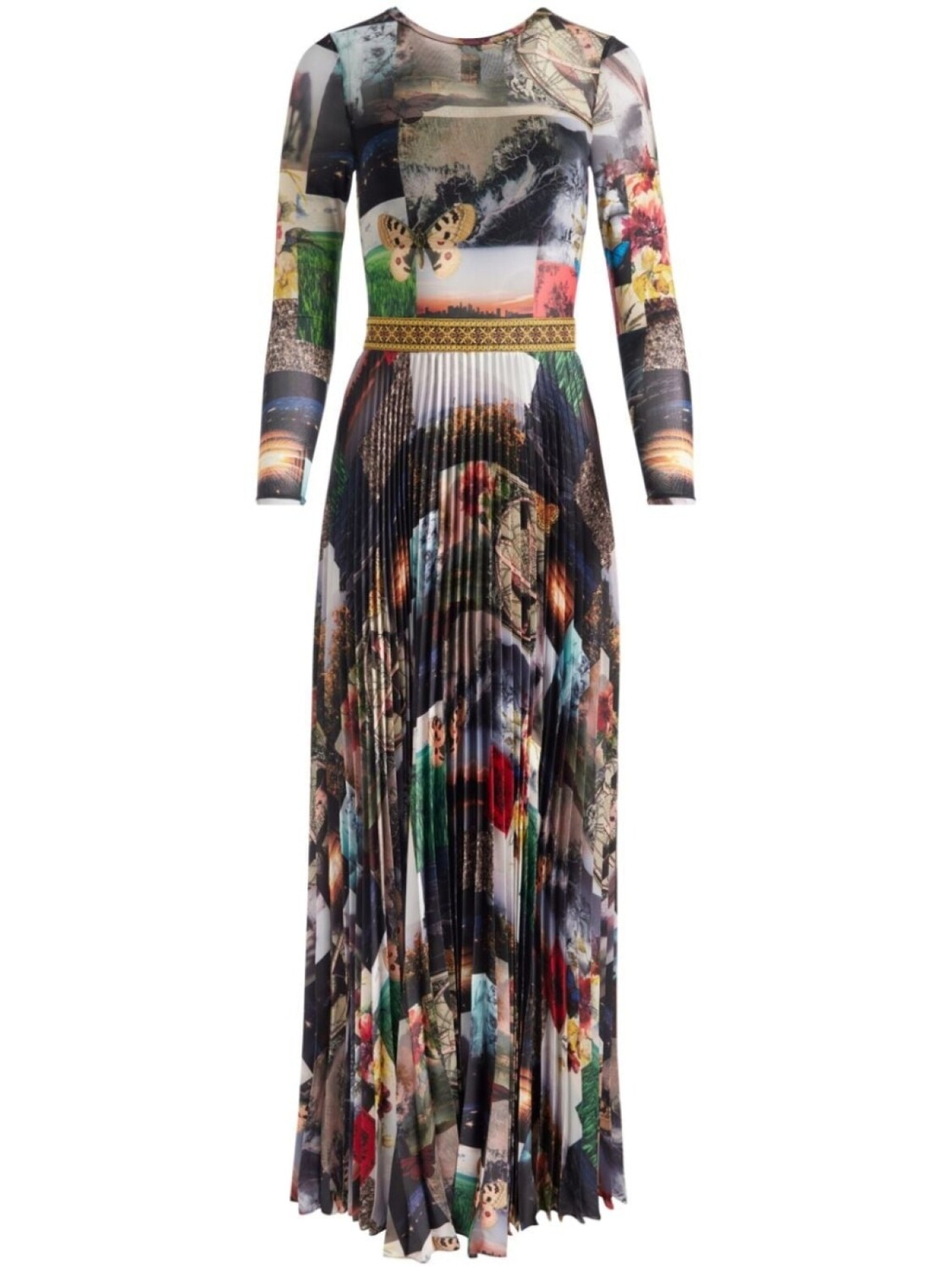 

Alice + olivia платье-плиссе Ivey, черный