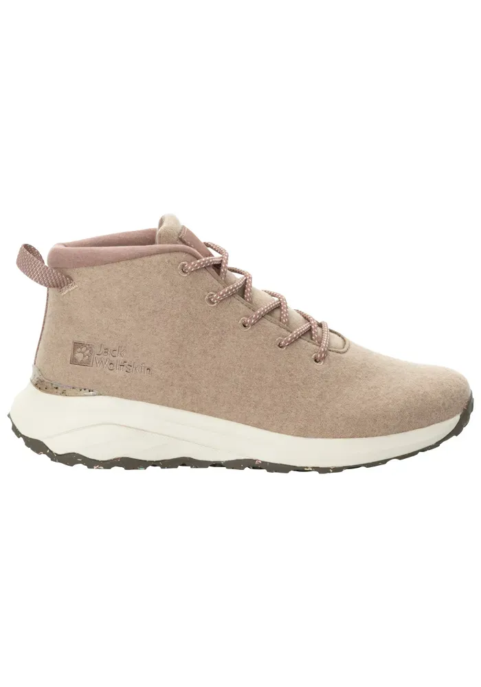 Туфли на шнуровке Jack Wolfskin "CAMPFIRE WOOL MID W", цвет Afterglow