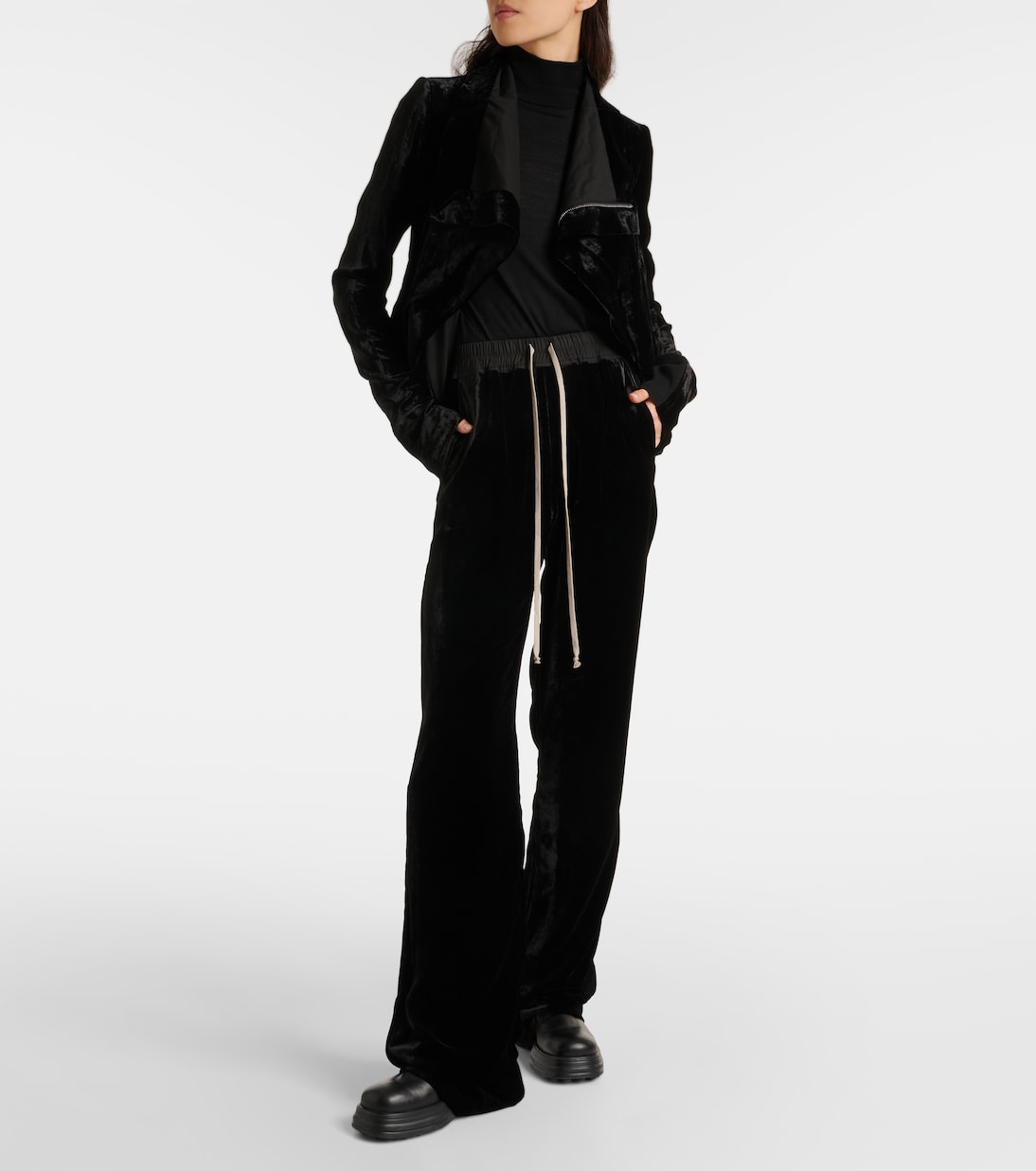 Спортивные брюки Dietrich crêpe Rick Owens, черный — фото 2