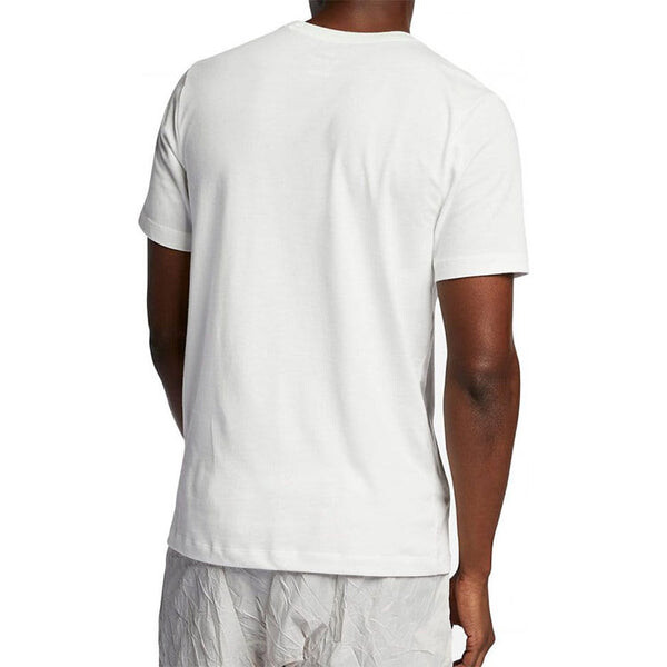 Футболка Nike DRI-FIT Casual Sports Round Neck Tee 'White Black', черный — фото 3