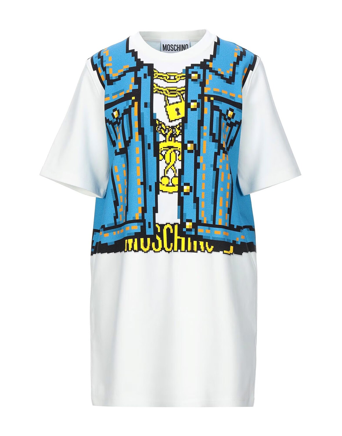 

Футболка Moschino, лазурный