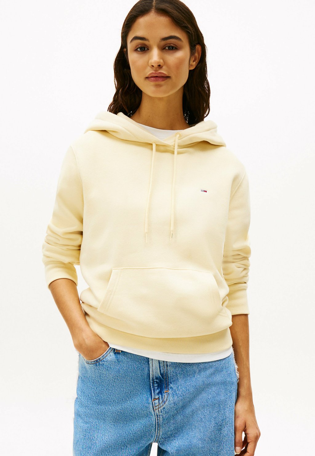 

Толстовка с капюшоном FLAG HOODIE - Sweatshirt Tommy Jeans, желтый