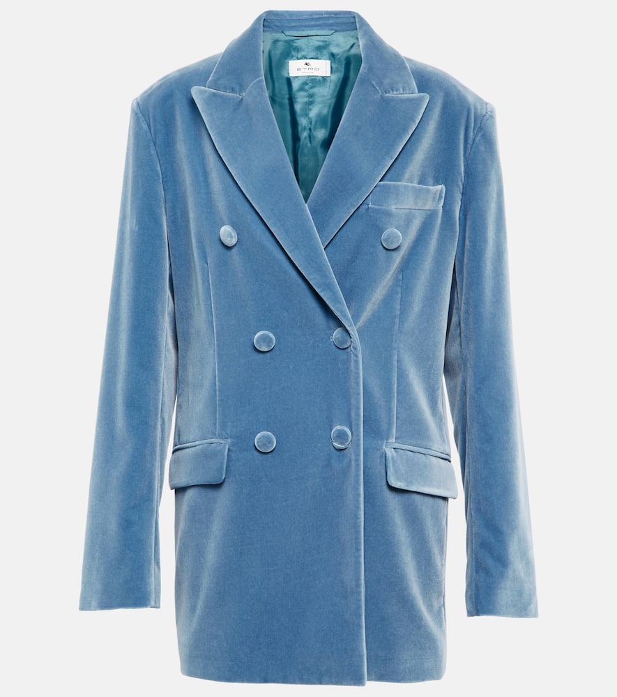 

Вельветовый блейзер оверсайз Etro