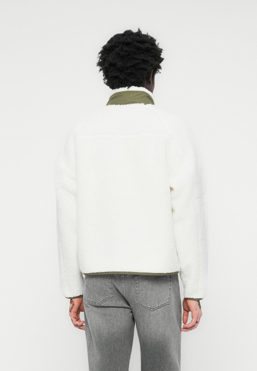 Флисовая куртка Lacoste Fleece jacket, Flour/Olive/Off-White — фото 3