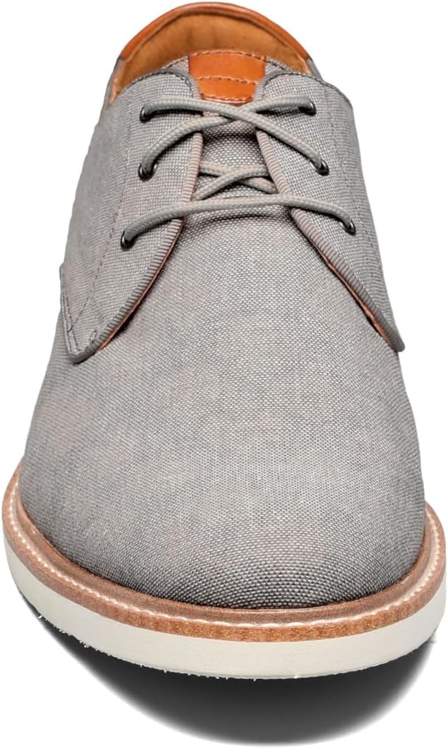 Мужские оксфорды Florsheim Highland Canvas с plain toe, серый — фото 2