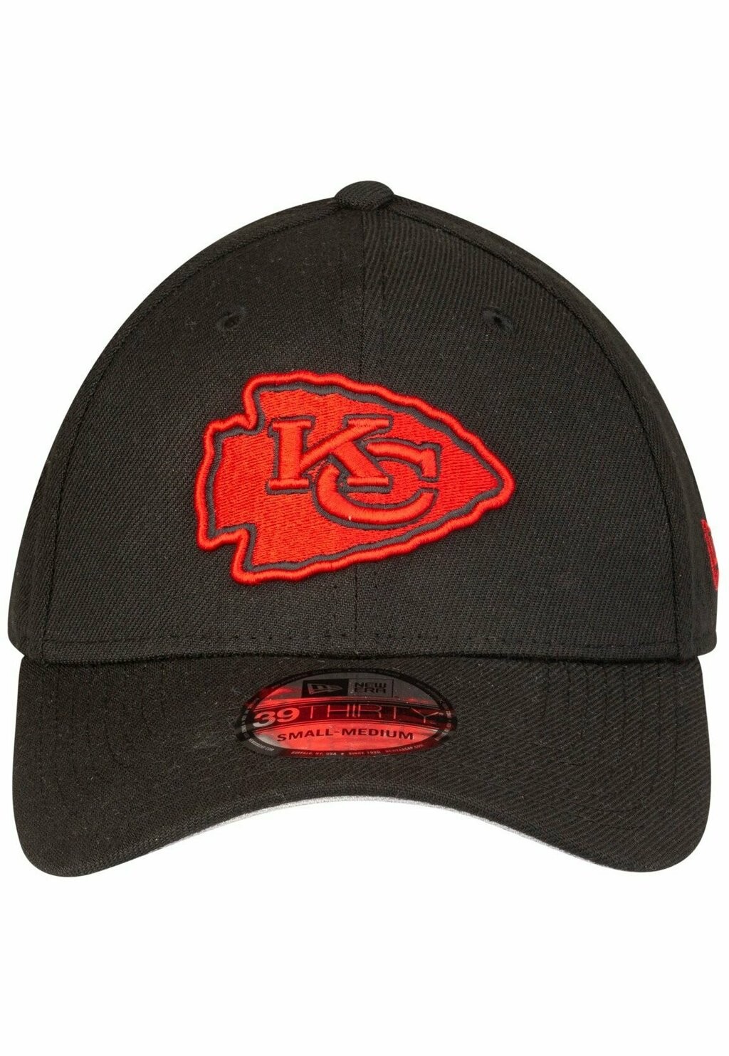 

Бейсболка 39THIRTY STRETCH KANSAS CITY CHIEFS New Era, цвет black