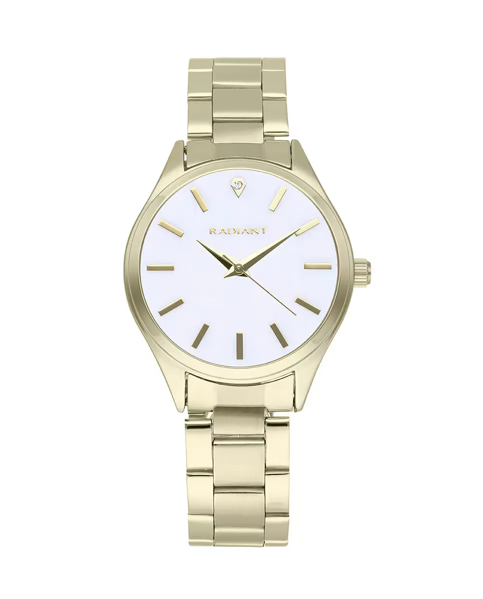

Женские часы Carly RA624203 со стальным и золотым ремешком Radiant, золотой