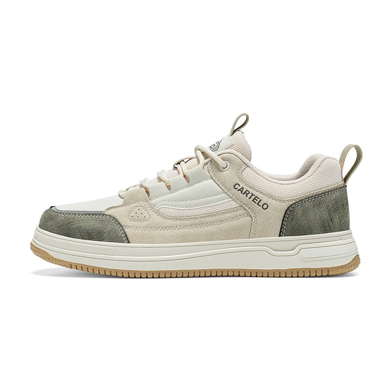 

CARTELO Легкие и дышащие мужские скейтерские кеды низкие Sand, цвет Sand[Standard Sports Shoe Size]