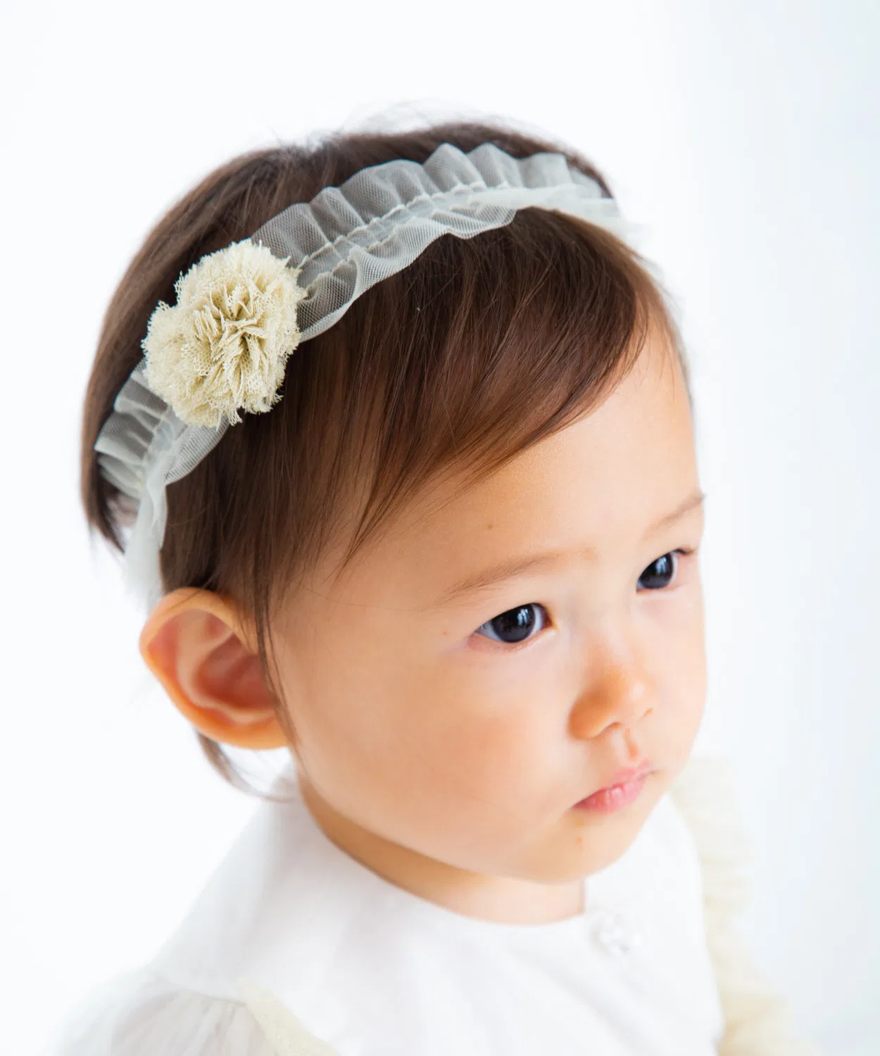 Платье с головным убором Pompkinsbaby из хлопка с блестками серебристое — фото 3