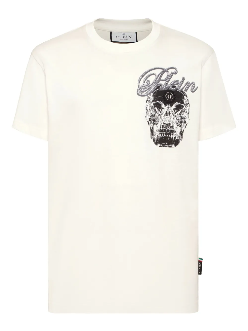 

Футболка с принтом Philipp Plein, белый
