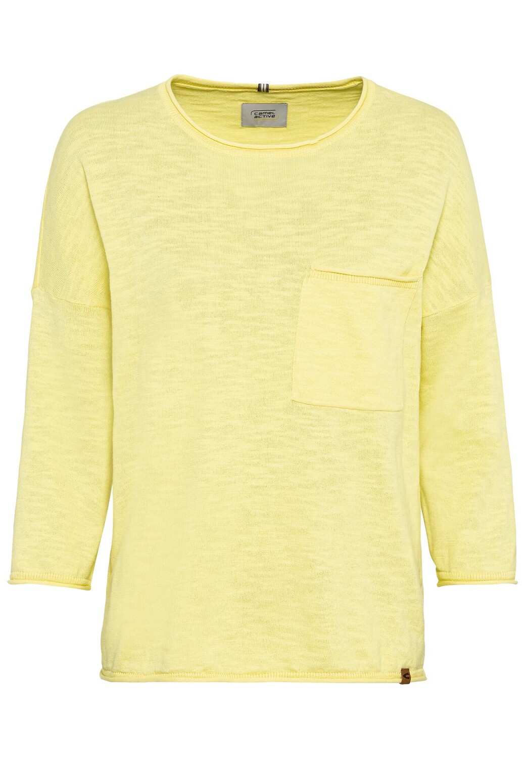 

Свитер Camel Active Leichter Strick im Oversized Fit, цвет Limoncello