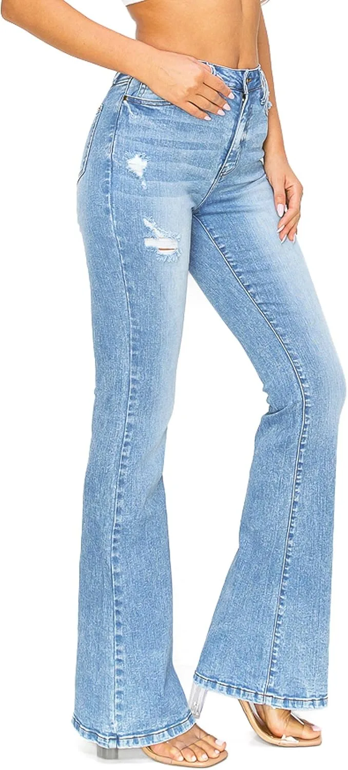 

Джинсовые брюки-клеш Haze Machine Pour Neuf Mode