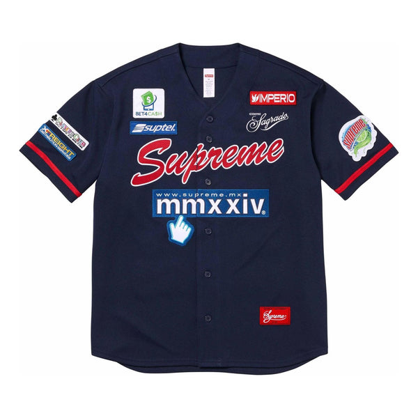 

Спортивная футболка chosen one baseball jersey 'navy red' Supreme, синий
