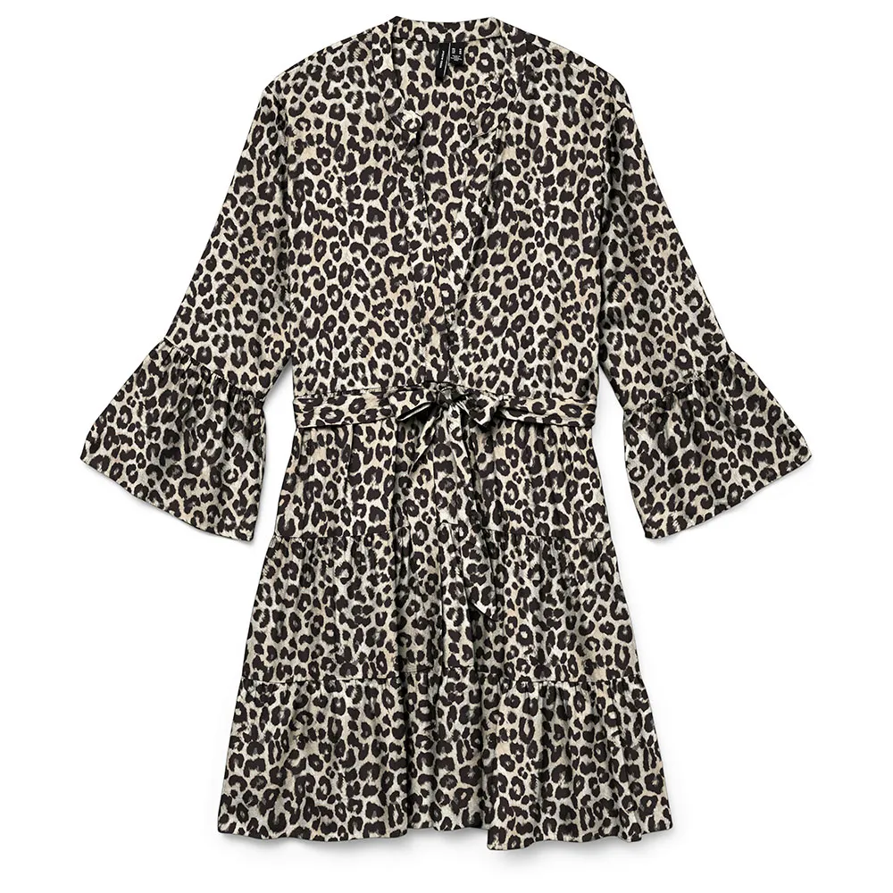 

Платье Vero Moda Melba 3/4 sleeve short, коричневый