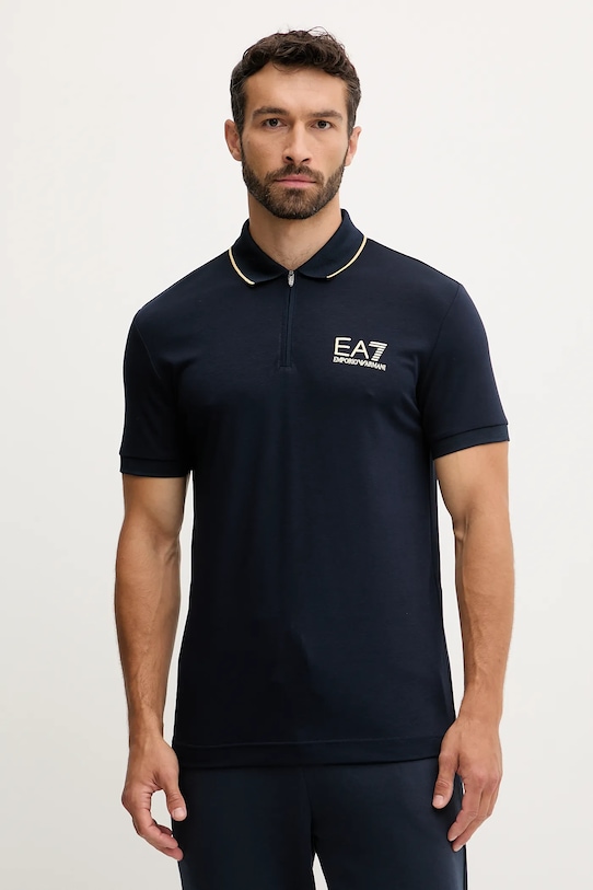 

Поло Ea7 Emporio Armani, темно-синий