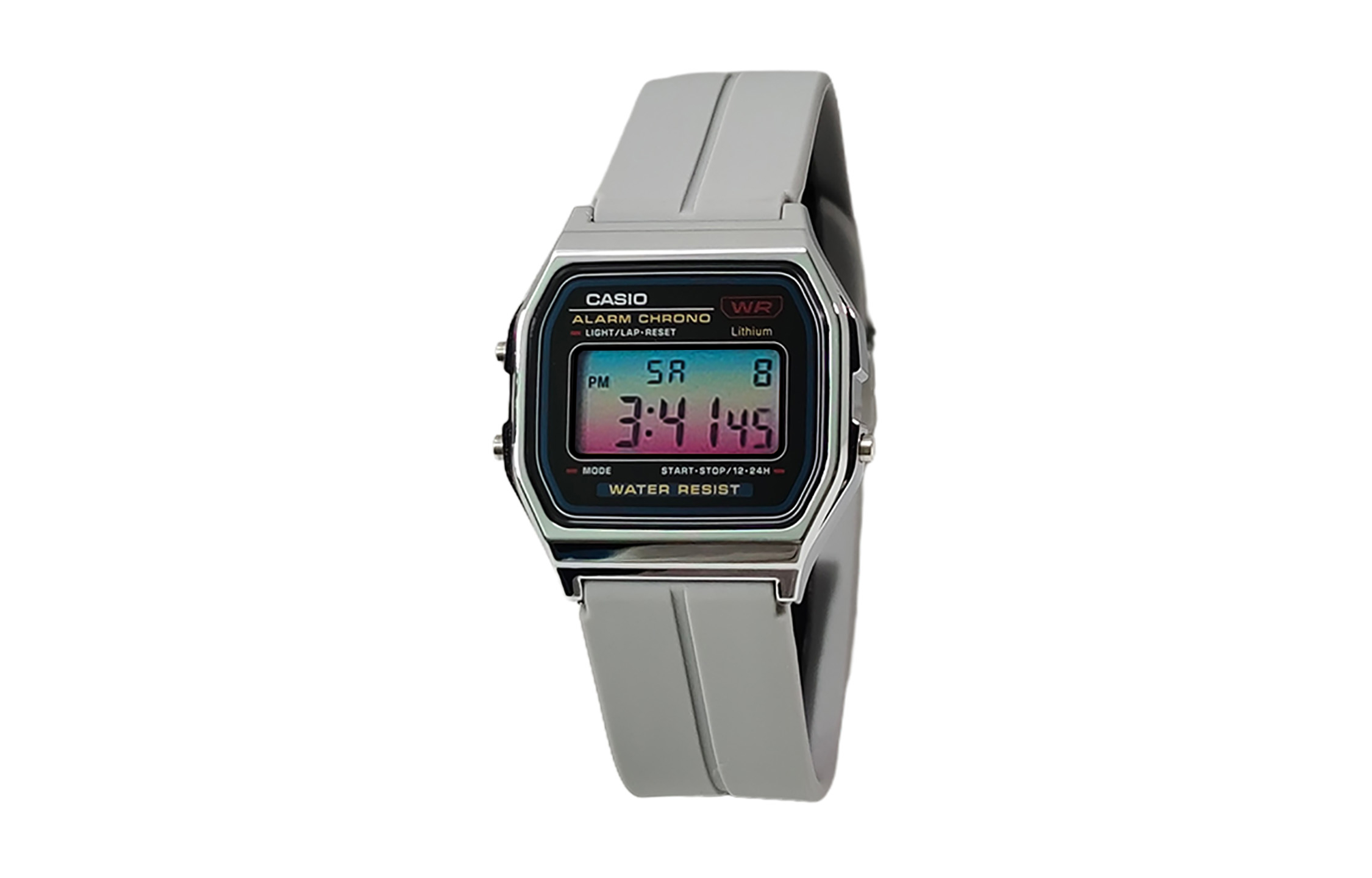 

CASIO Кварцевые часы унисекс с силиконовым ремешком и черным циферблатом