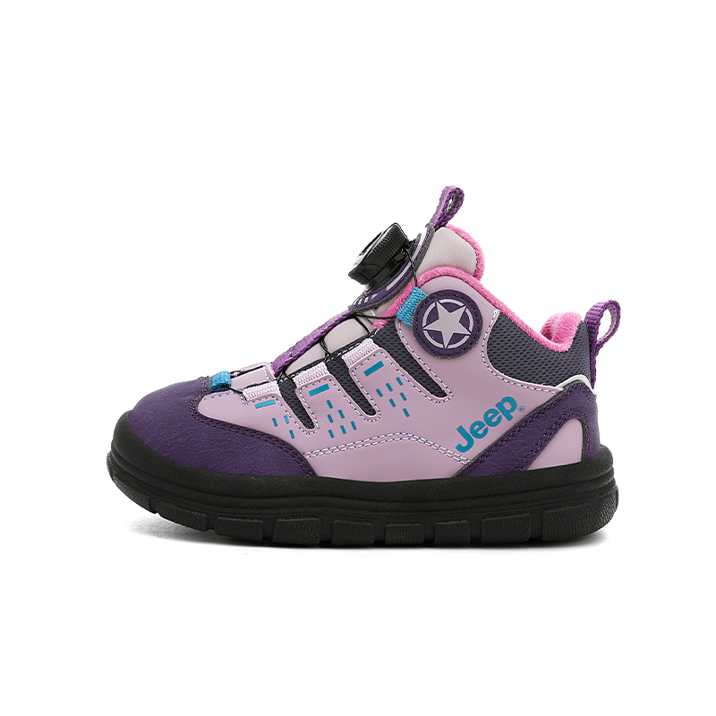 

Explorer 20 детские утепленные нескользящие износостойкие ботинки Jeep, thousand темно-фиолетовый/trendy sunset синий[thin cotton]