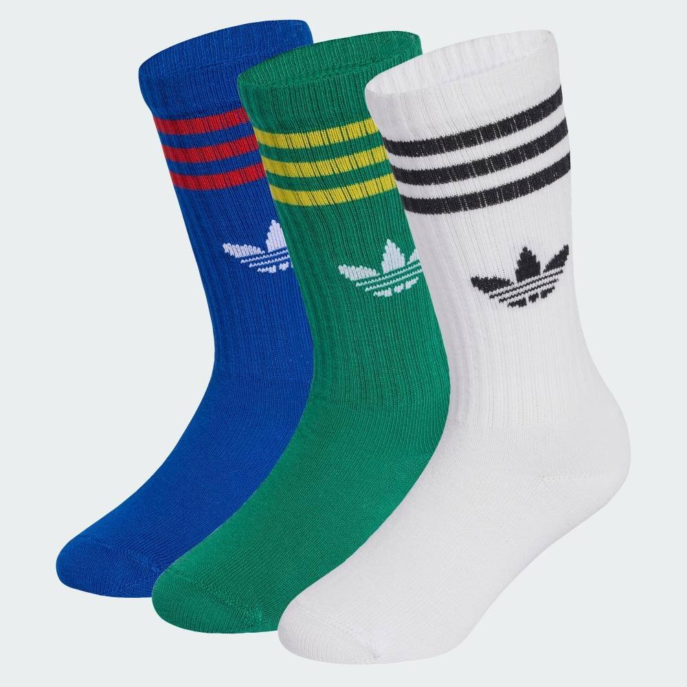 Носки Crew Socks, комплект из 3 пар Adidas, blue — фото 2
