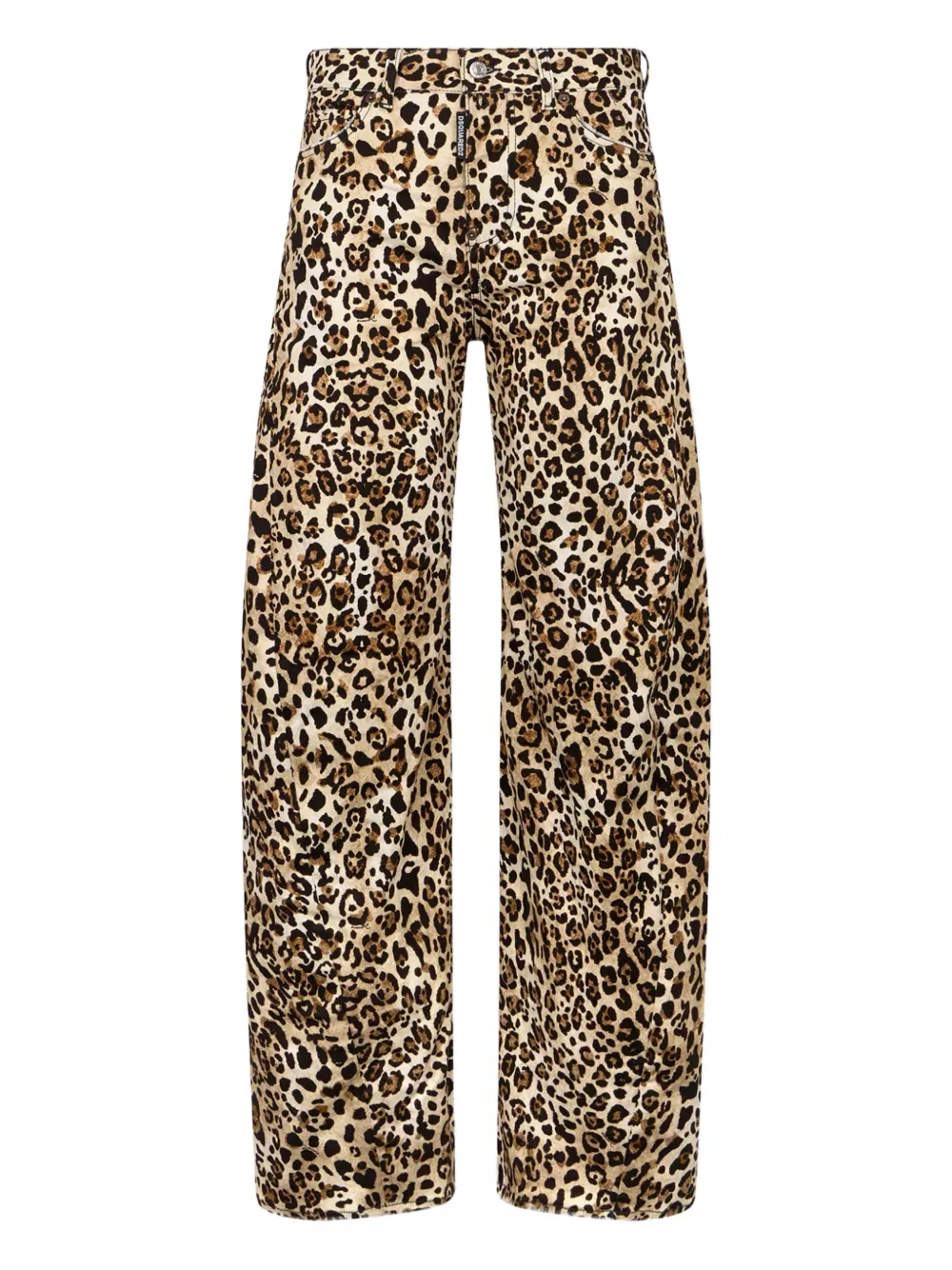 Джинсы Wild2 с принтом twst Dsquared2, нейтральный