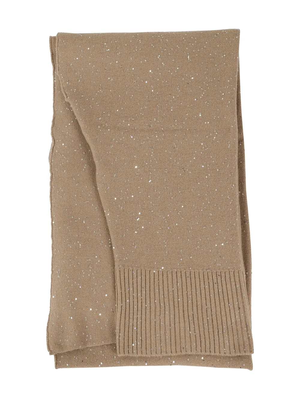 

Шарф, украшенный пайетками Antonelli, коричневый