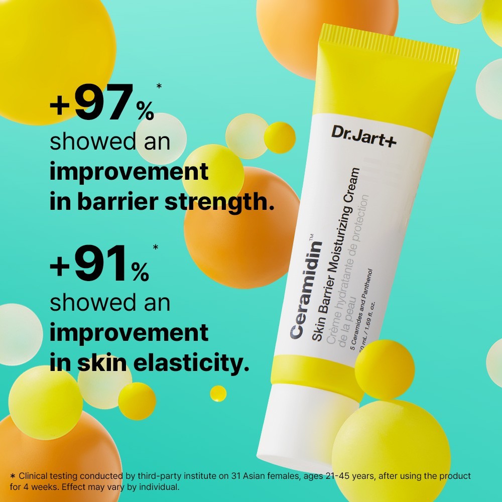 Крем для лица Dr. Jart+ — Ceramidin skin barrier moisturizing cream Dr Jart, объем, 50 мл — фото 3