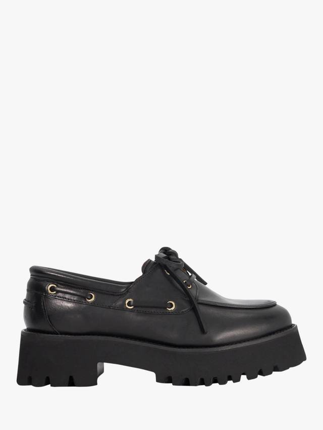 Griffyn кожаные шнурованные массивные ботинки в стиле boat shoes Dune London, Black
