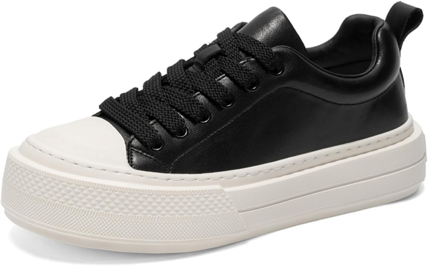 

Мужские массивные кроссовки, стильные низкие повседневные кроссовки, модные кроссовки на шнуровке, подходят для повседневной носки и прогулок по городу Khwfjas, черный