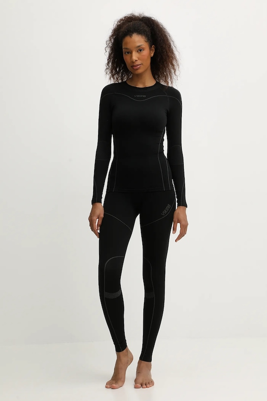 

Функциональный комплект нижнего белья - леггинсы и лонгслив Gaja Viking, черный