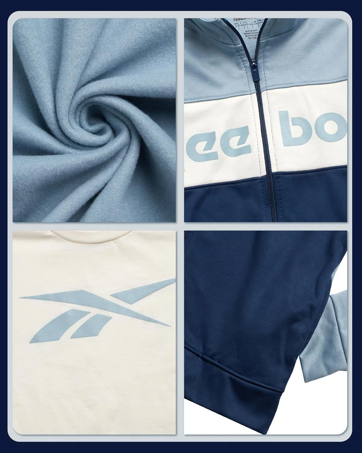 Детский спортивный костюм Reebok, 3 предмета, Batik Blue — фото 3