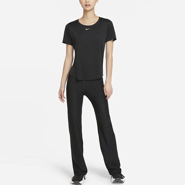 Топ (WMNS) AS W NK One DF SS STD Top Black — фото 3