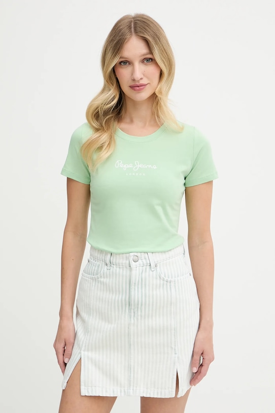

Футболка NEW VIRGINIA SS N Pepe Jeans, зеленый