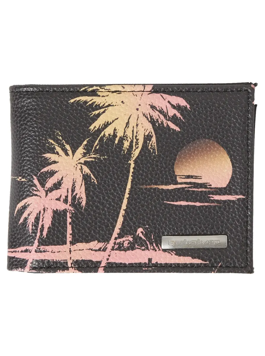 

Кошелек Quiksilver "Свежесть", цвет Black/Jet Black