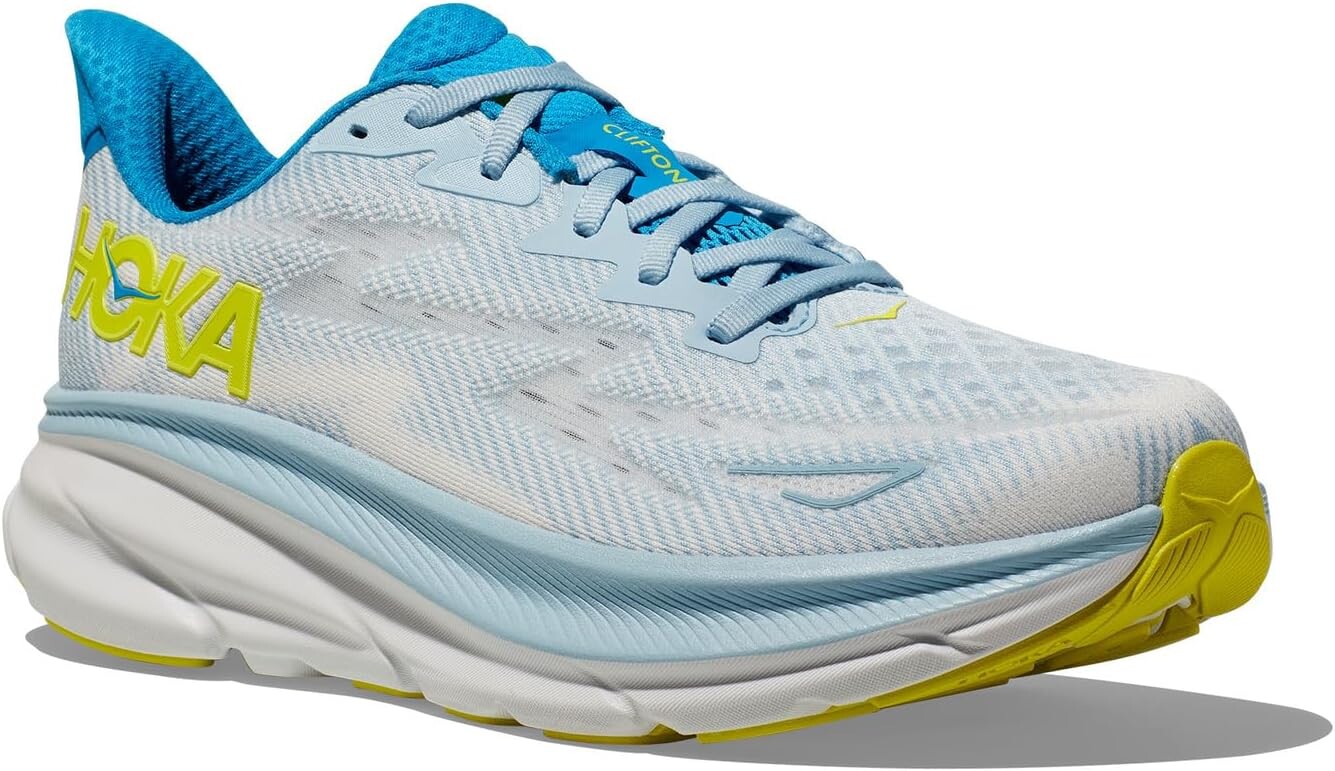 

Кроссовки Clifton 9 Hoka, цвет Ice Water/Evening Primrose