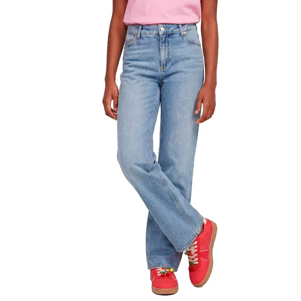 Детские джинсы клеш с завышенной талией Jack & jones, Blue