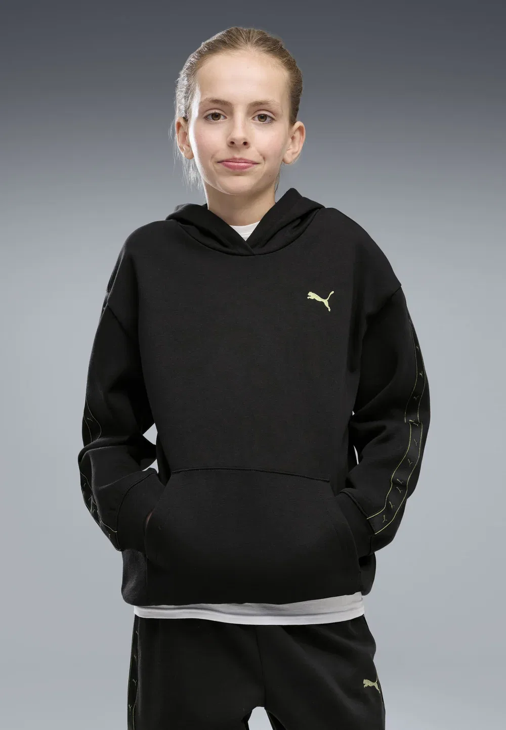 Худи Essentials Tape свободного кроя - худи Puma, Black — фото 2