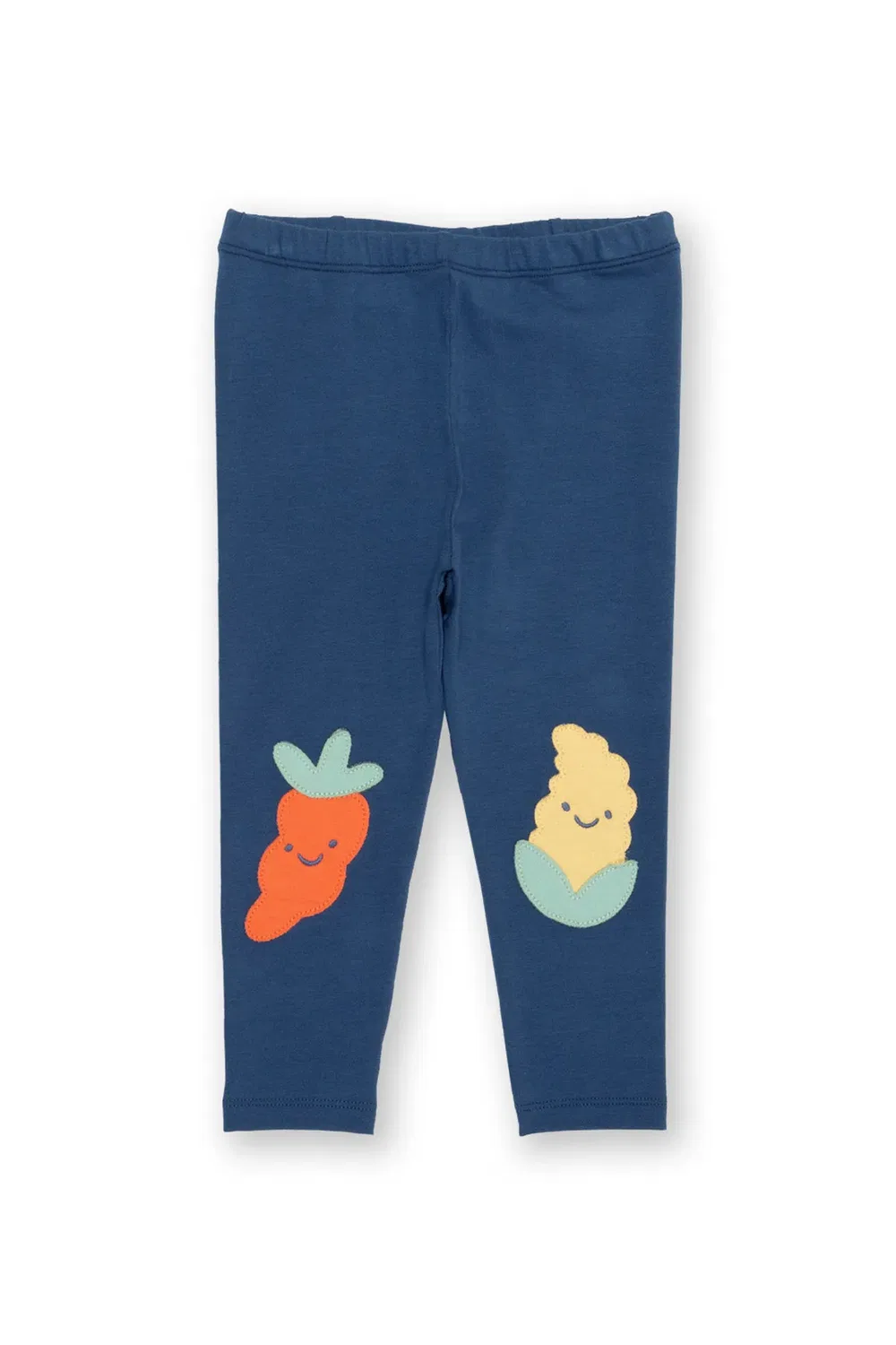 Детские леггинсы с принтом Wonky Veg Kite, Navy