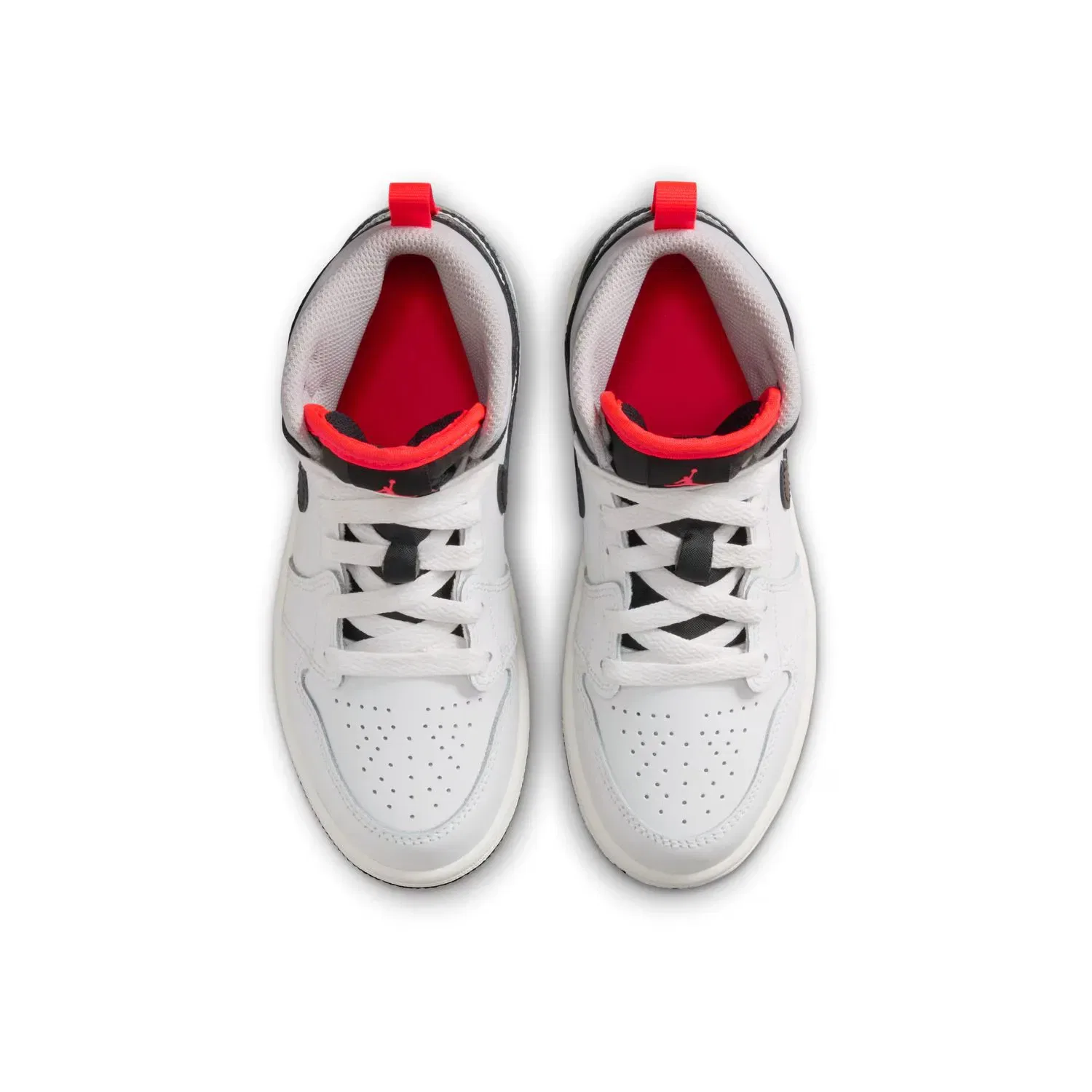 Детские кроссовки для мальчиков с принтом Jordan 1 MID (PS), Jordan, Blanco — фото 4