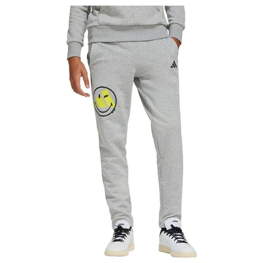 Спортивные брюки с принтом Smiley adidas J SMI PANT, Серый — фото 2