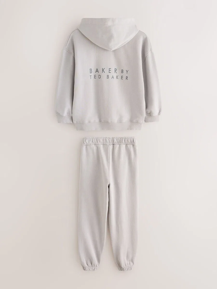 Спортивный костюм Baker by Ted Baker серого и светло-серого цвета — фото 2
