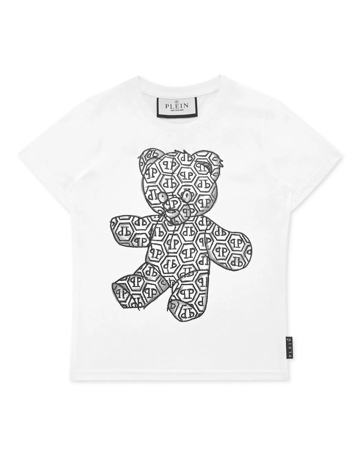Детская футболка для мальчиков с принтом Teddy Bear PHILIPP PLEIN, White