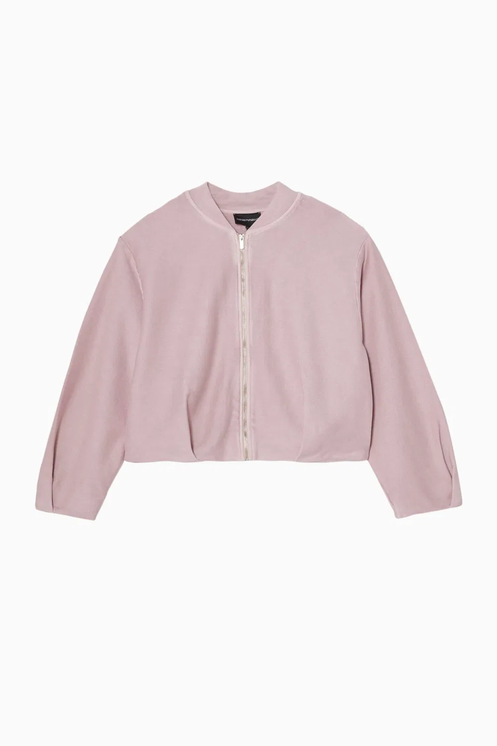 Свитшот хлопковый Emporio Armani, розовый