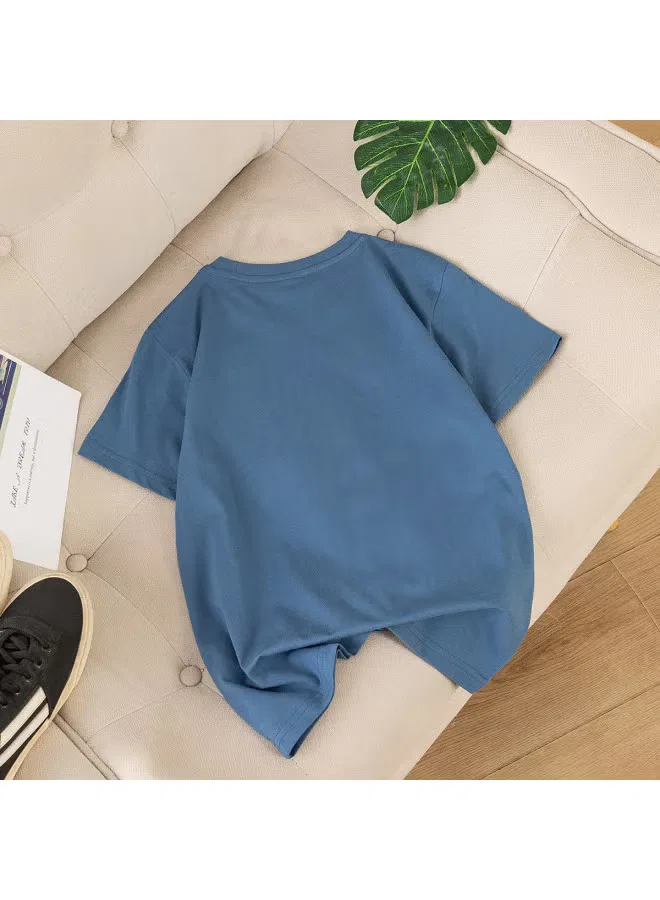 Футболка с принтом для мальчика Jeanswest, голубой — фото 3