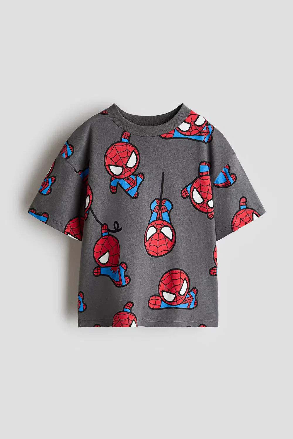 Футболка оверсайз с принтом H&M, Graumeliert/Marvel Comics