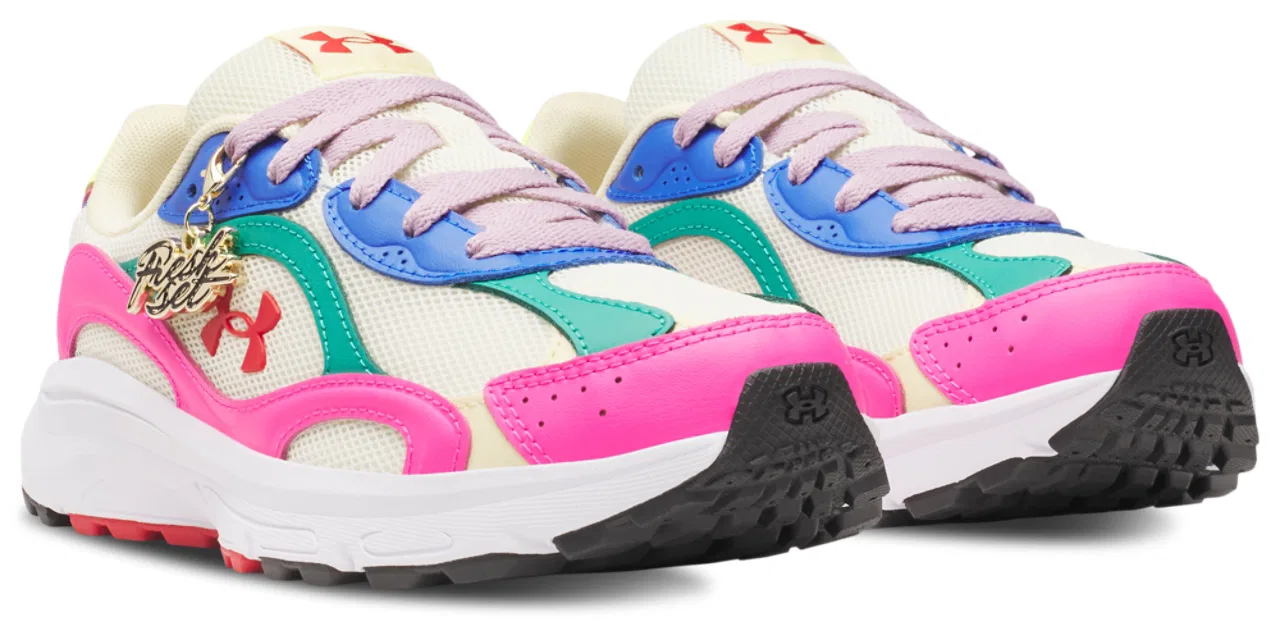 Кроссовки для мальчиков Tech Runner Fresh Set Under Armour, цвет White/White/Blue — фото 3