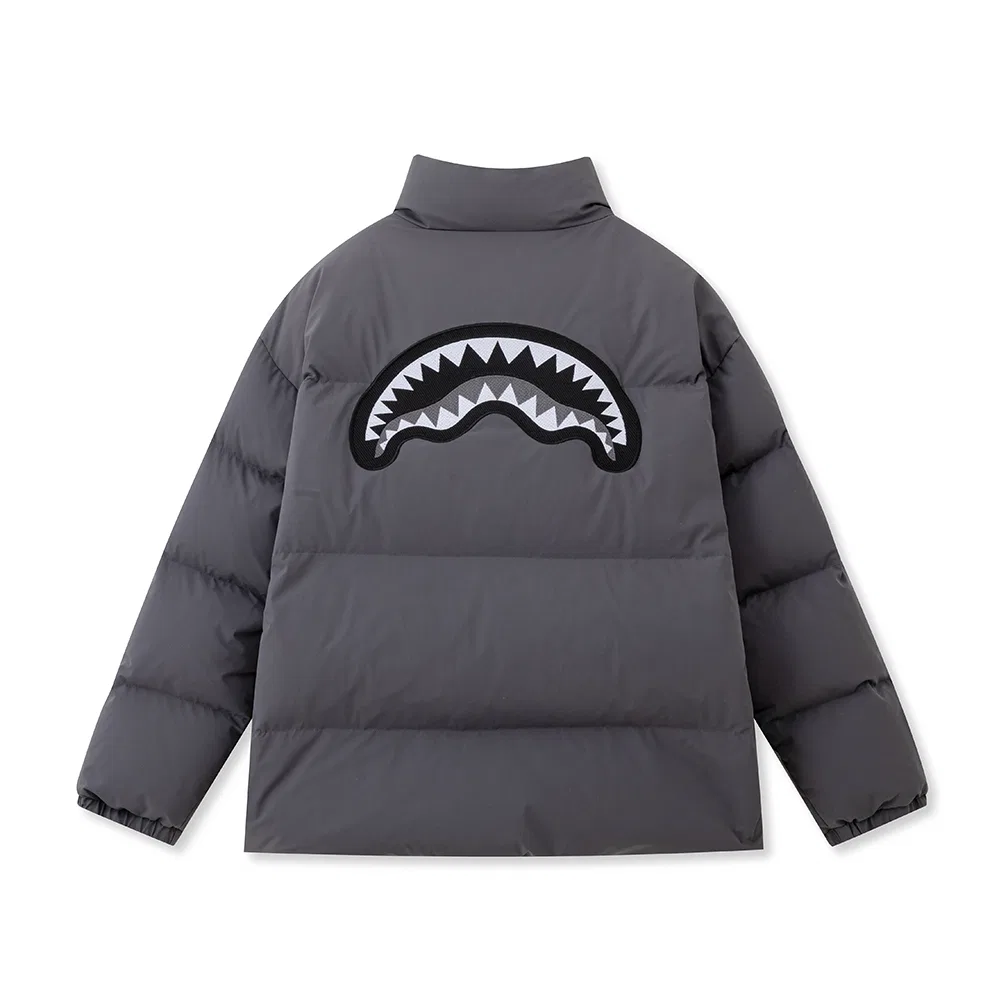 Детский пуховик с высоким воротником SPRAYGROUND, Dark Gray