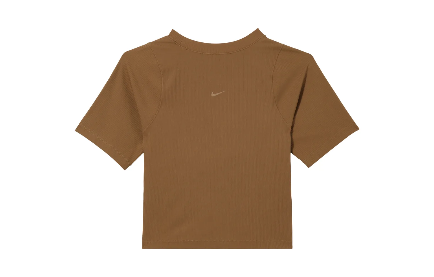 Nike Футболка женская светлая британская умбра/белая — фото 3