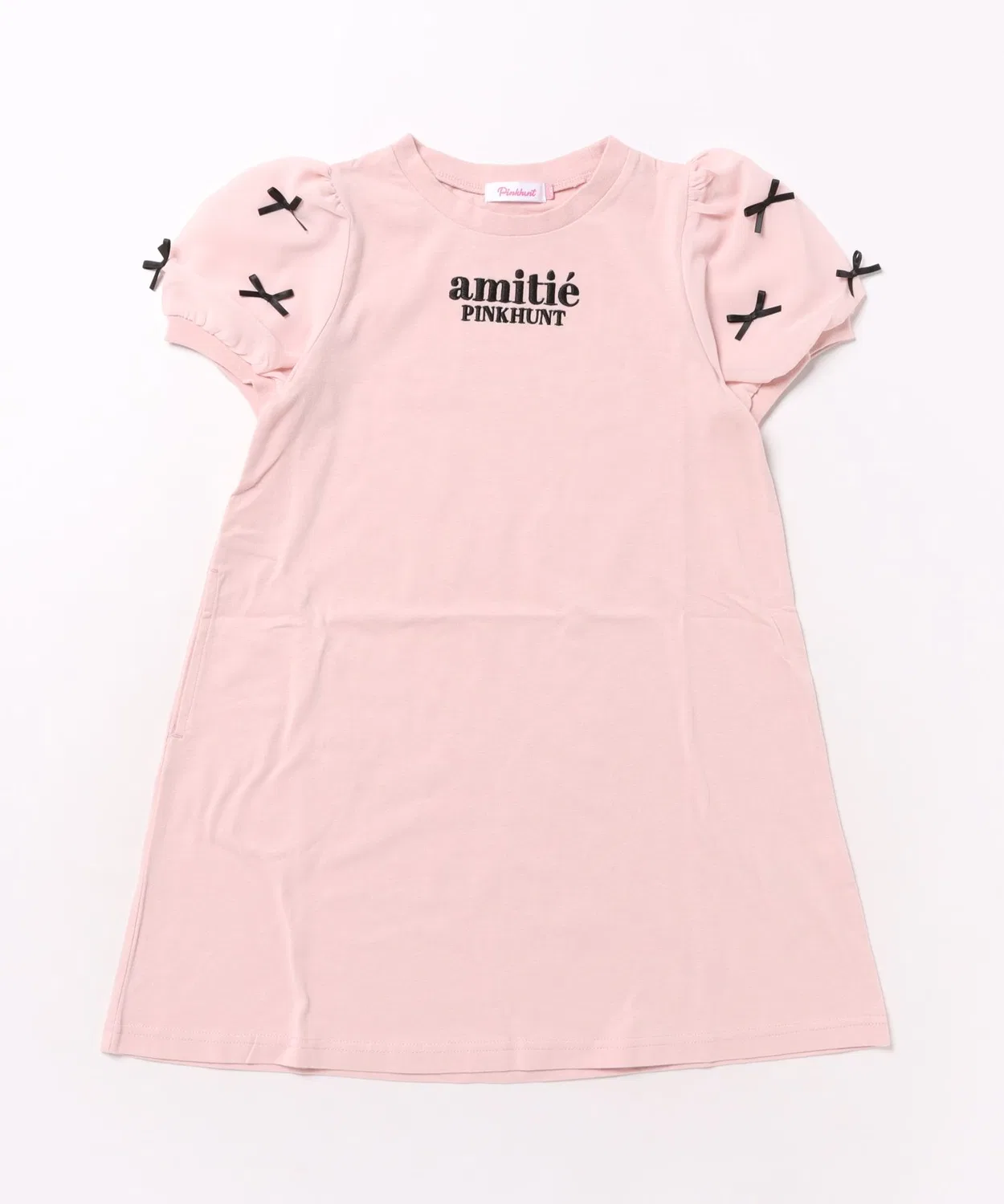 Детское платье с длинным рукавоми тюлевыми рукавами PINKHUNT, Baby Pink