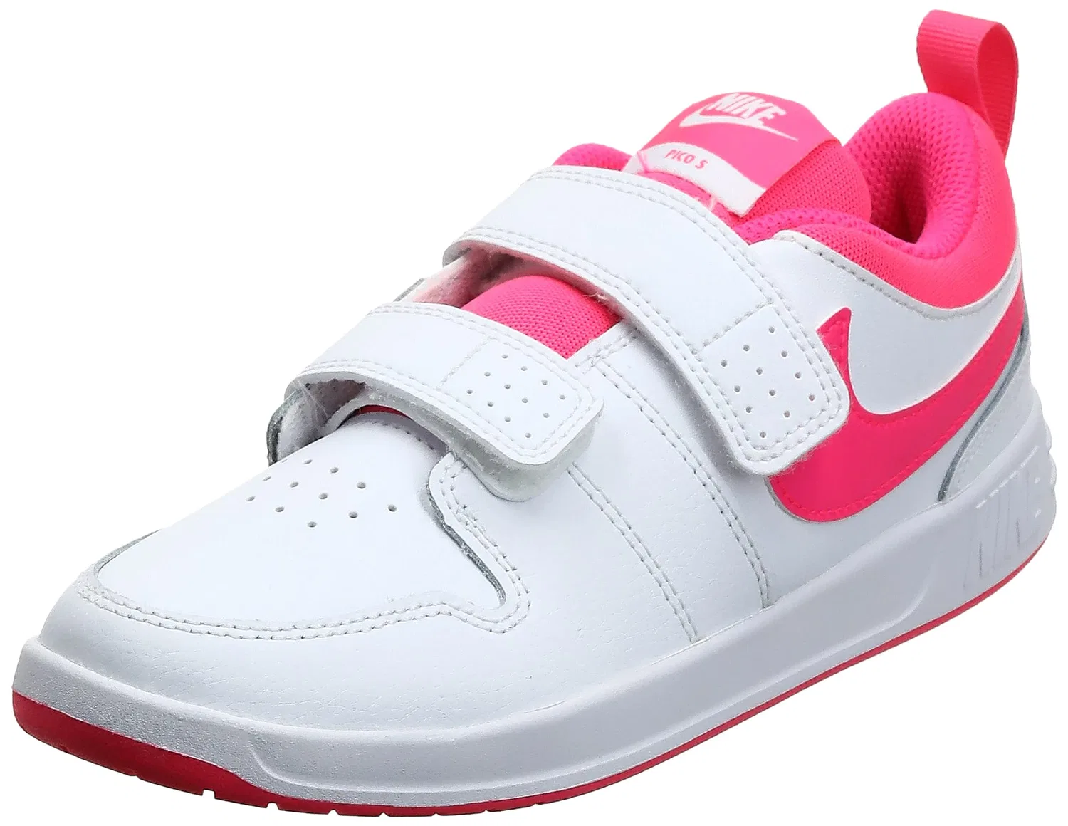 Детские кроссовки для мальчиков беговые NIKE Pico 5 NIKE, White Hyper Pink